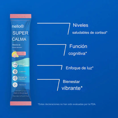 BEBIDA CALMANTE DEL CORTISOL