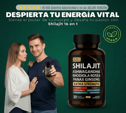 Shilajit 16 en 1 | ¡La dosis para todas tus necesidades!