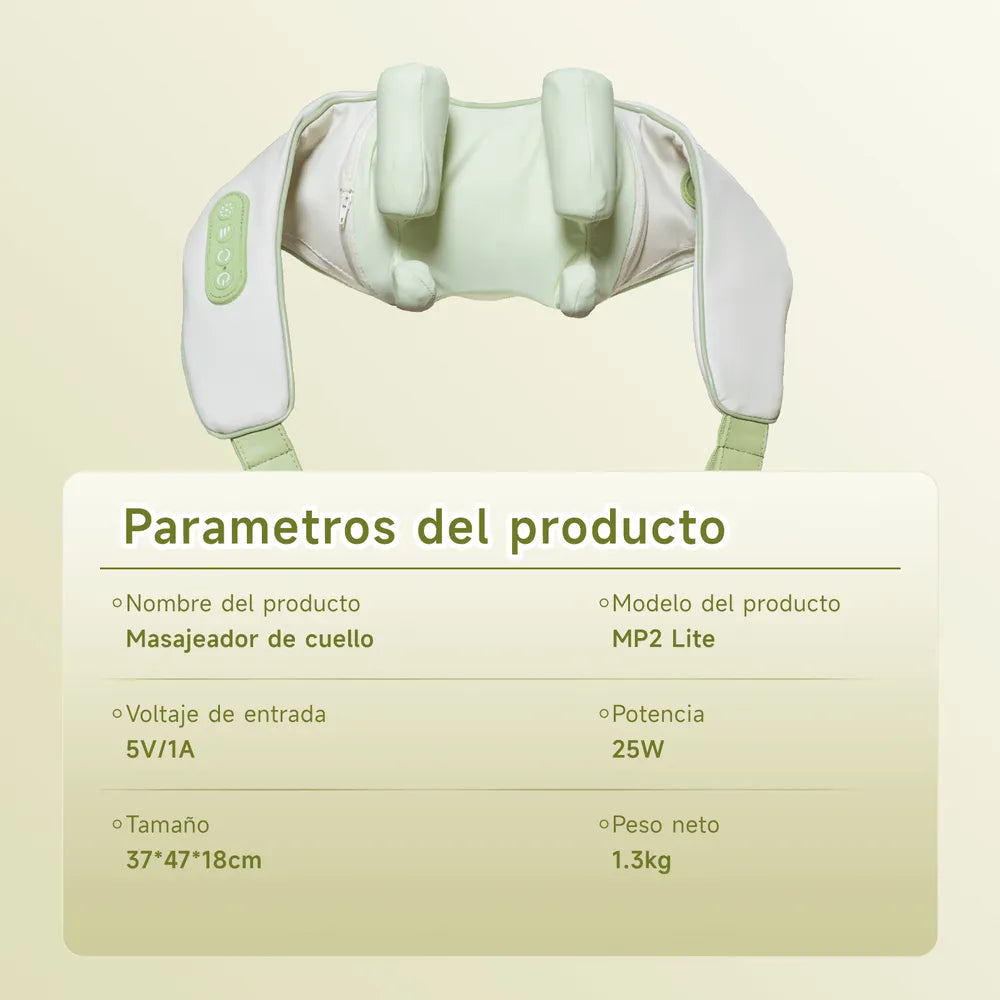 Masajeador de Cuello y Hombros con Calor