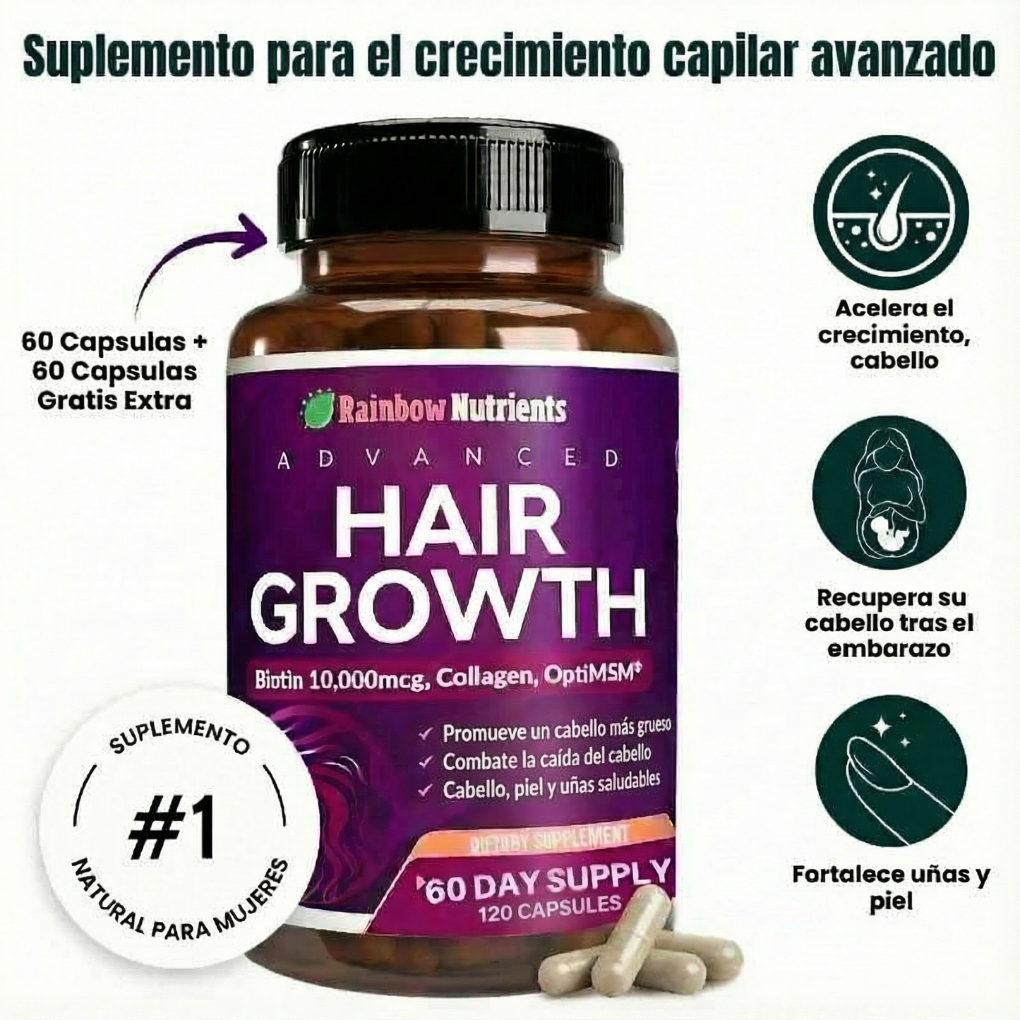 HAIRGROWTH® : CABELLO MÁS LARGO, FUERTE Y SALUDABLE