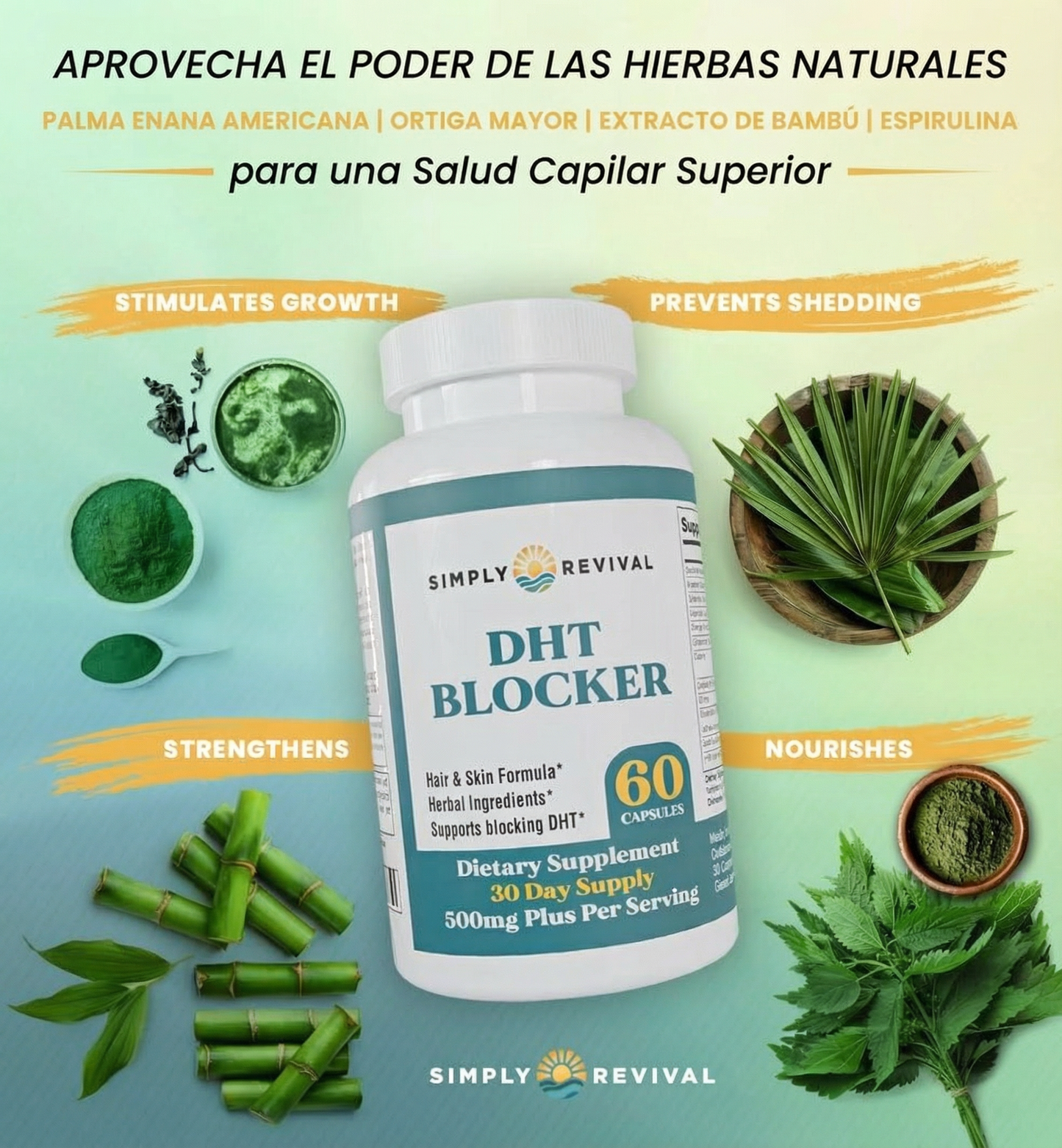Bloqueador DHT | ¡Revive tu melena y detén la caída!