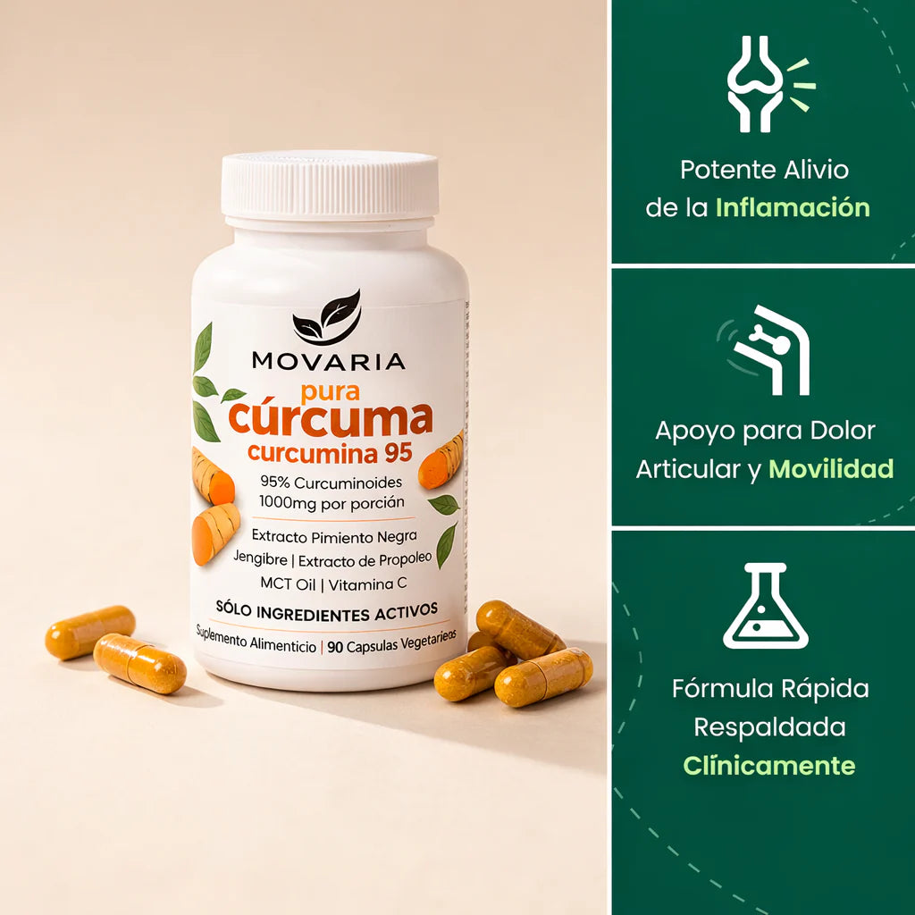 Turmeric - Cúrcuma 1000 mg con pimienta negra y aceite MCT - 120 capsulas - MicroIngredients®